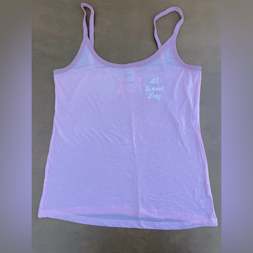 Pink by Victoria’s Secret fitted tank top size Large in pale pink 🎉Host Pick x2🎉 - Picture 1 of 4